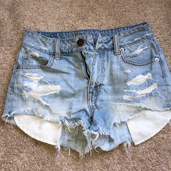 distressed short shorts